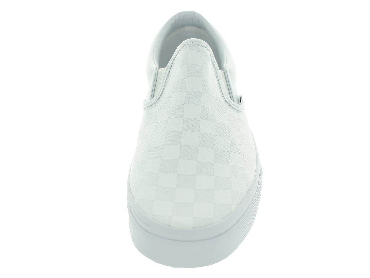 Vans Unisex Classic Slip-On (Checkerboard) Truewhite/T Skate Shoe 4 Men US / 5.5 Women US