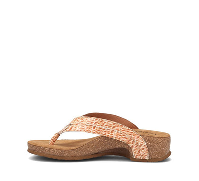Taos Footwear Women's Link Terracotta Multi Sandal 8-8.5 M US