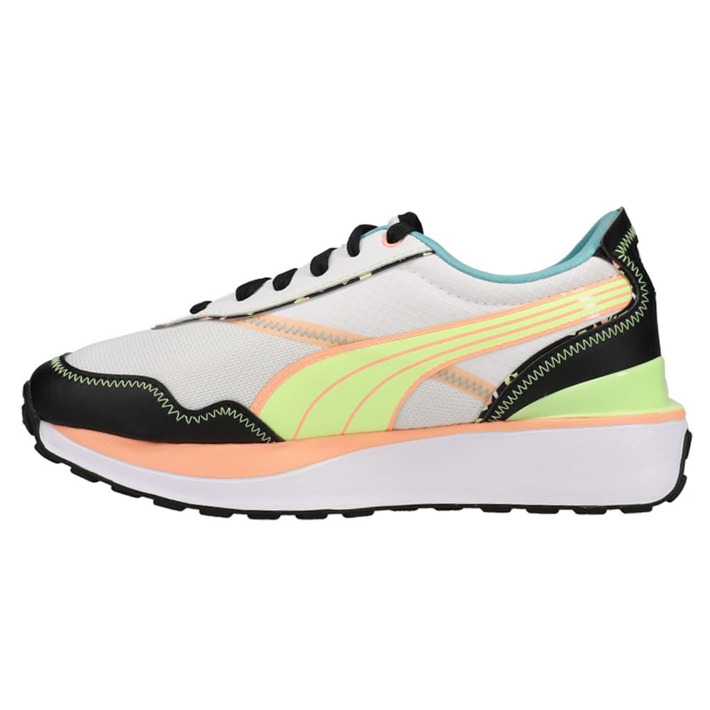 PUMA Cruise Rider Rave Puma White/Fizzy Melon 7 B (M)