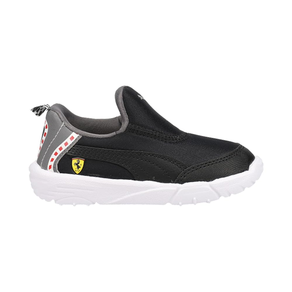 PUMA Ferrari Bao Kart (Toddler) Puma Black/Smoked Pearl 10 Toddler M