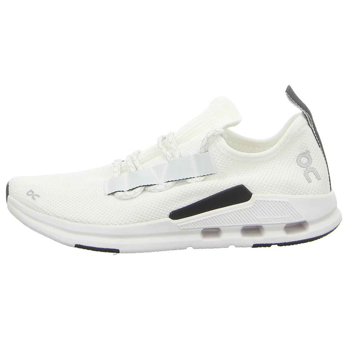 On Men's Cloudeasy Sneakers, White/Black, 13 Medium US