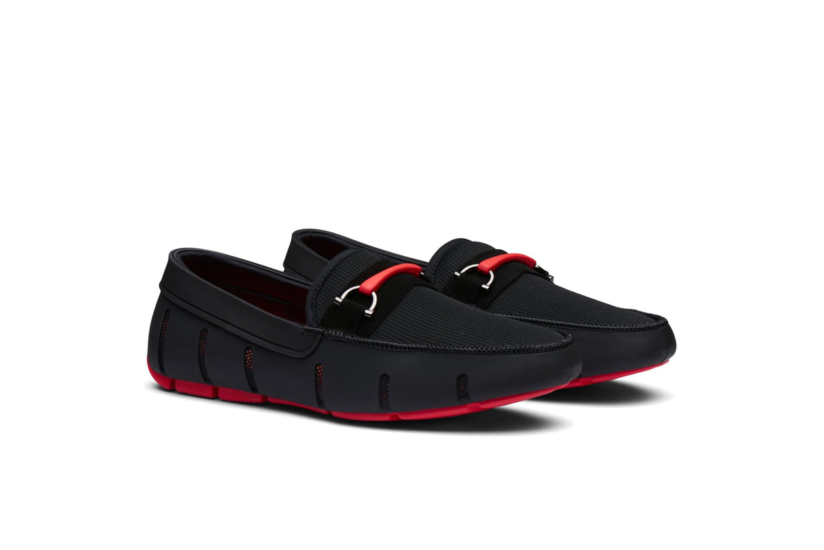 SWIMS Men's Sporty Bit Loafer, Black, 10.5