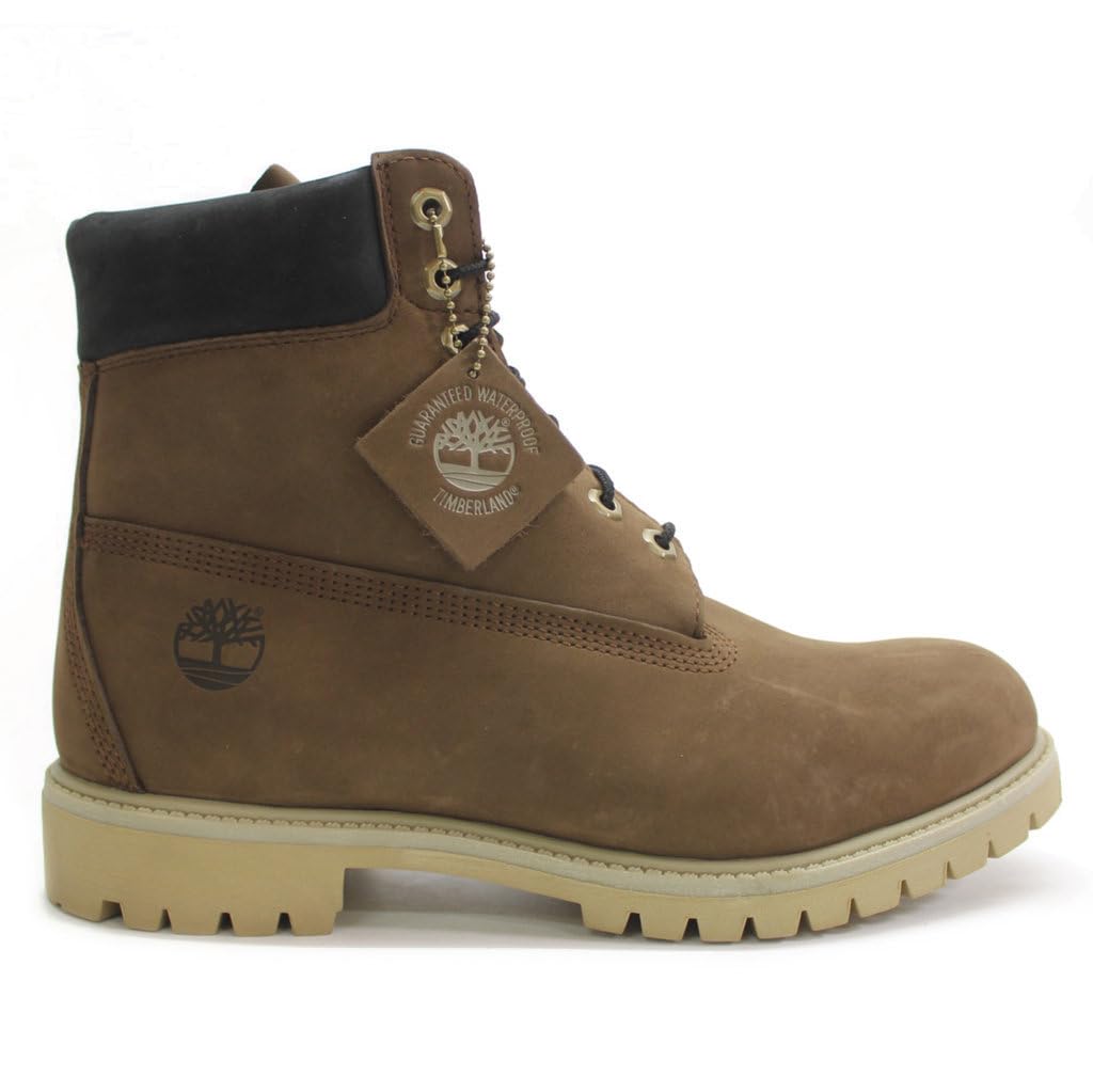 Timberland Men's 6 Inch Premium Boot Fashion, Dark Brown Nubuck, 7.5