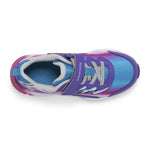 Saucony Flash Alternative Closure 3.0 Flexible, Teal/Purple/Chrome, 2 Wide US Unisex Little_Kid