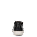 Rockport Men's Caldwell Plaintoe Ox Sneaker, Black LEA, 9.5 Wide