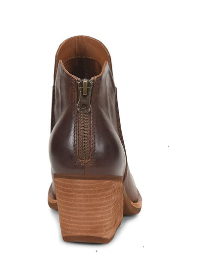 KORK-EASE Women's Chandra Boot, Brown Full Grain Leather, 6.5 M US