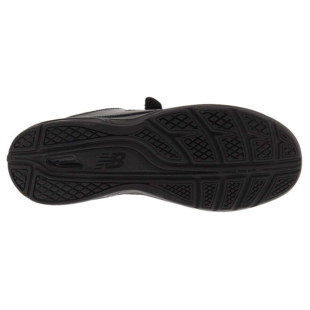 New Balance Men's 813 V1 Hook and Loop Walking Shoe, Black, 7