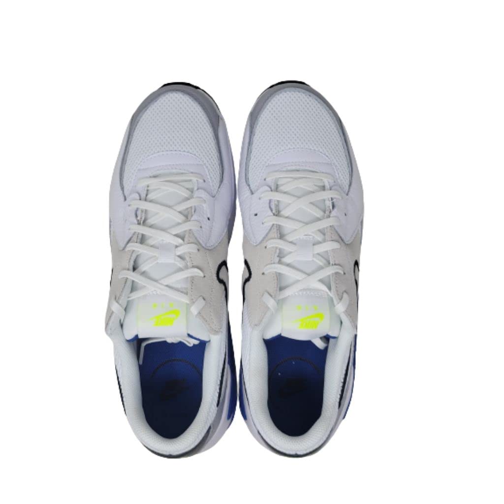 Nike Women's Air Max Excee Shoes 10 White Dark Royal Blue Lemon Poison Black