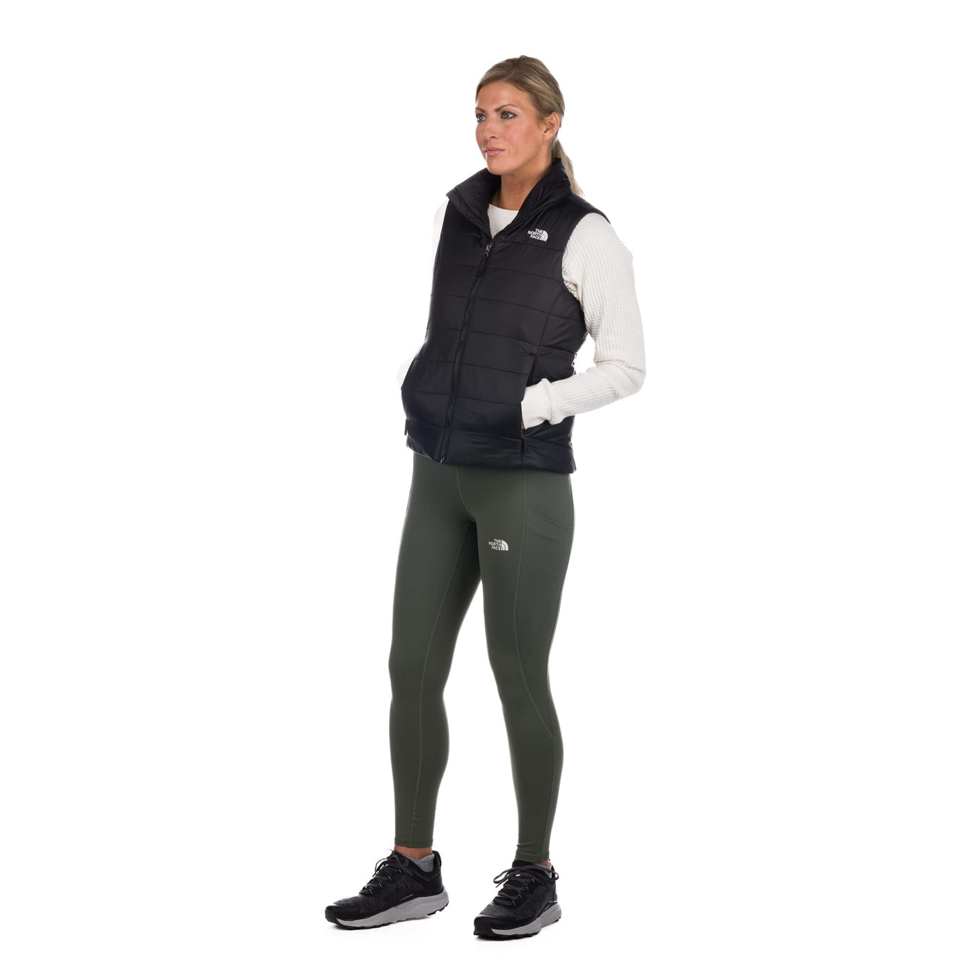 The North Face Womens Flare Vest, TNF Matte Black, XX-Large