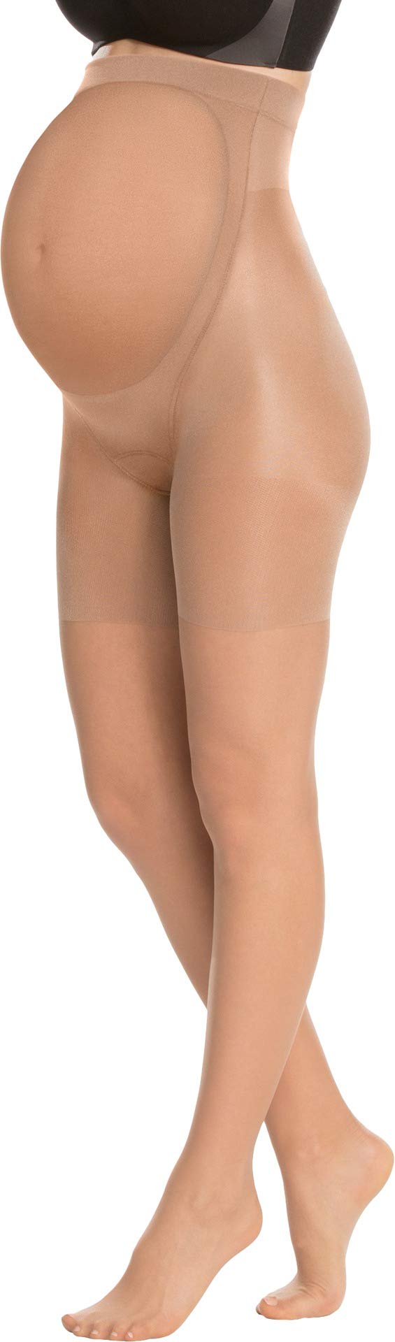 SPANX Women's Mama Pantyhose, Nude, Tan, XS