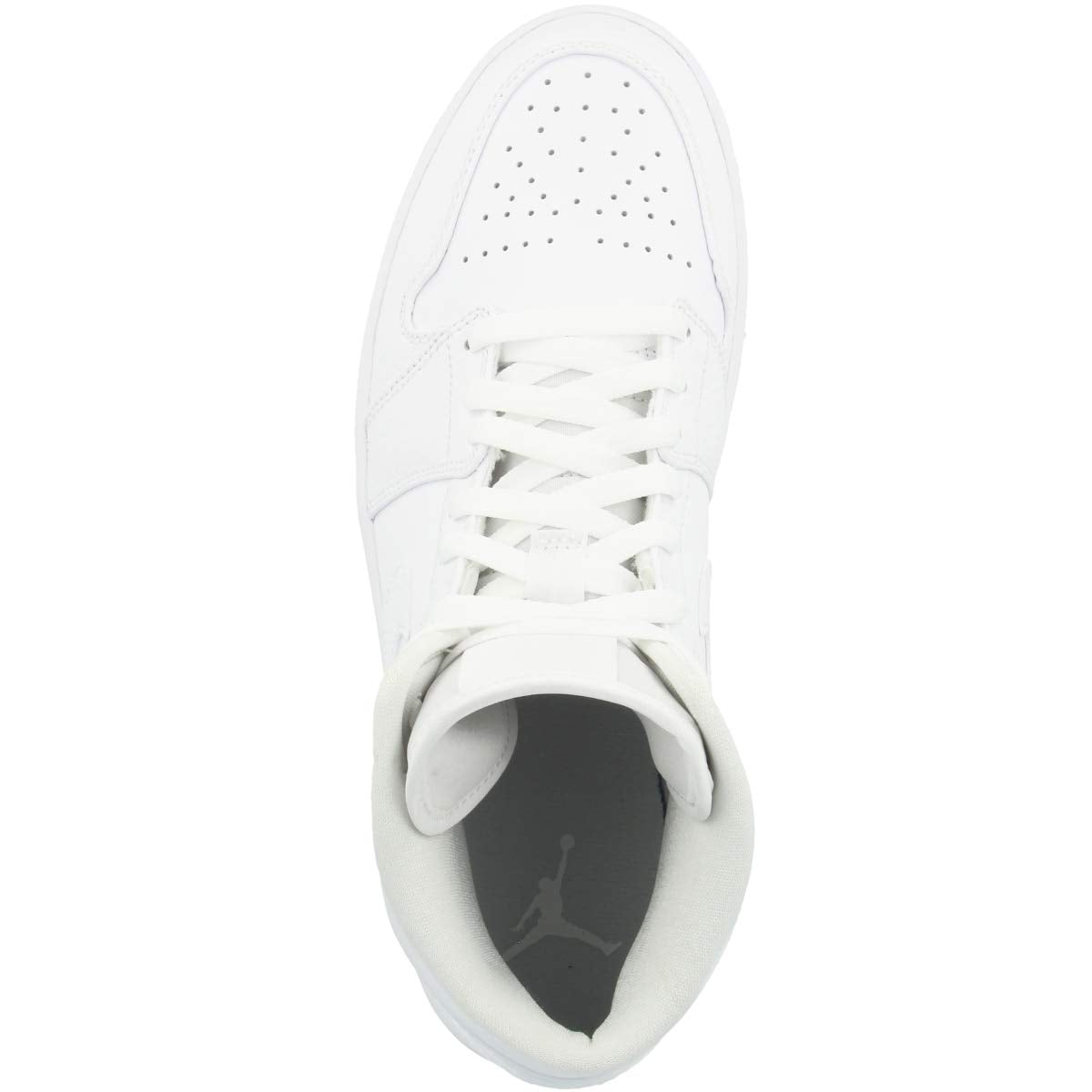 Nike Men's High-Top Sneakers Basketball Shoe, White White White, 7.5