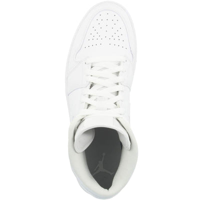 Nike Men's High-Top Sneakers Basketball Shoe, White White White, 7.5