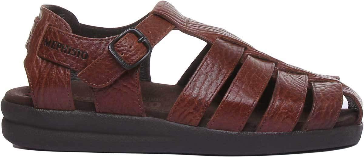 Mephisto SAM MAMOUTH Desert Brown Leather Sandal for Men 46(EUR) 12(US)