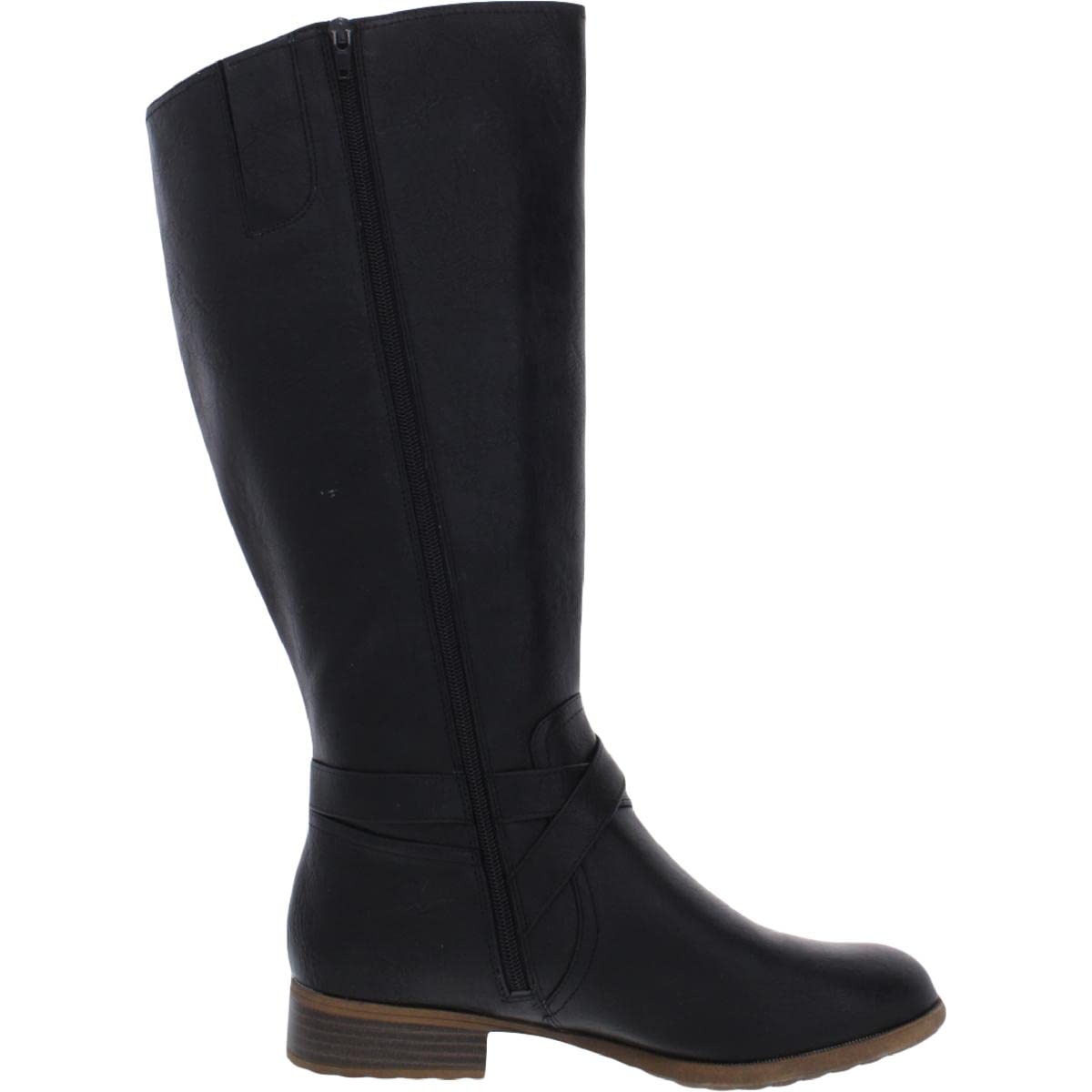 LifeStride Xion Wide Calf Exclusive Black 6 W (C)