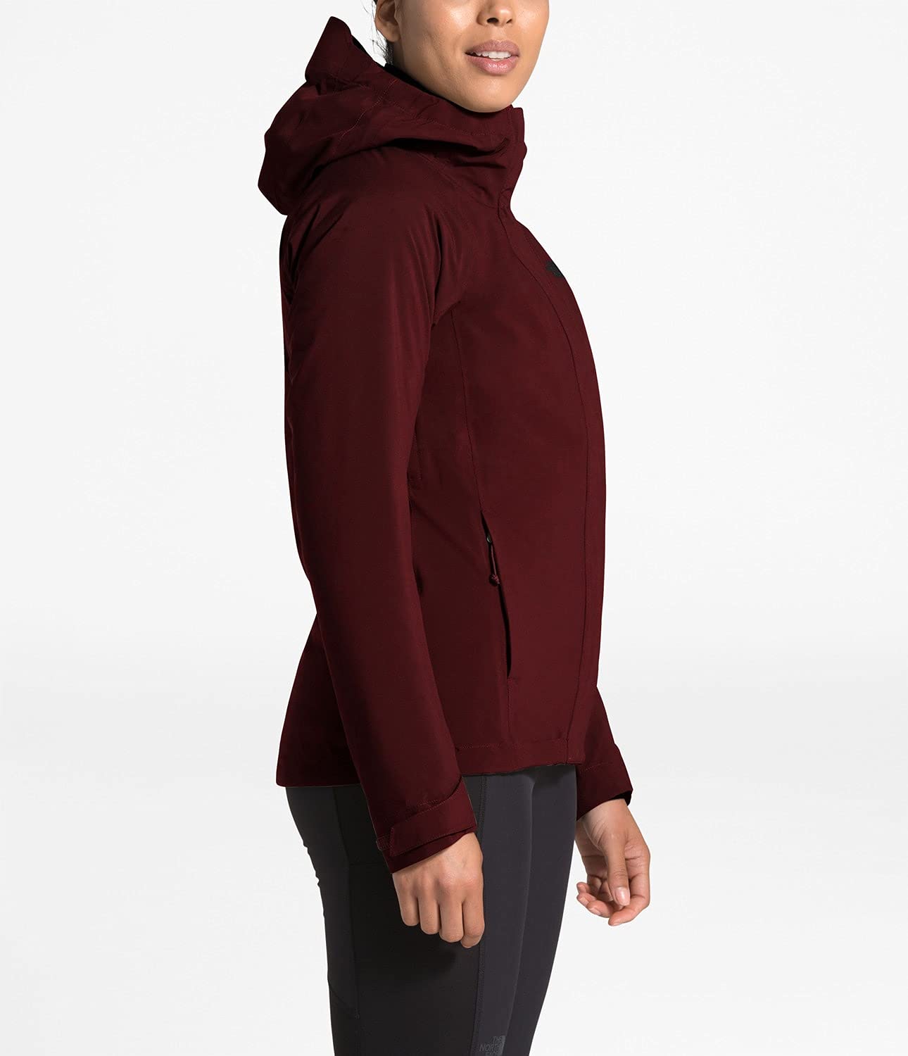THE NORTH FACE Women's Thermoball Eco Triclimate Jacket, Deep Garnet Red, Medium