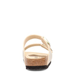 Birkenstock Women's Arizona Microfiber Shiny Python Eggshell 36 N