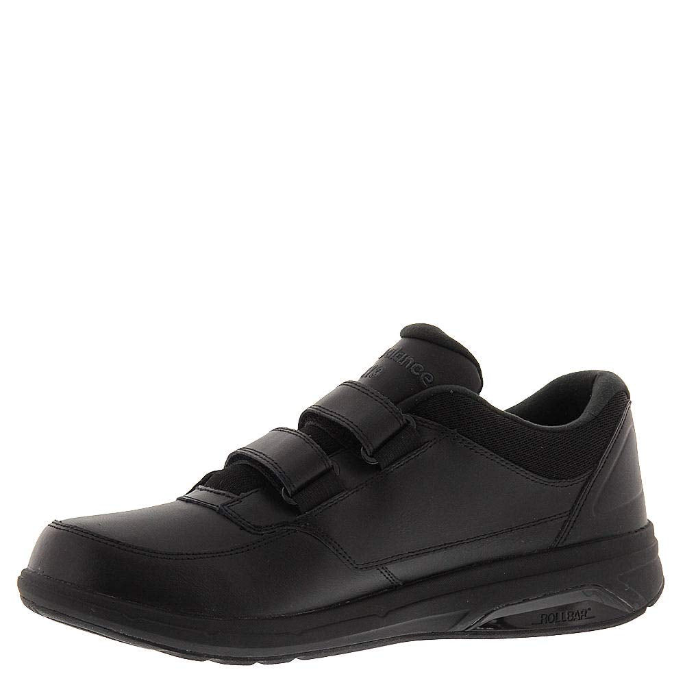 New Balance Men's 813 V1 Hook and Loop Walking Shoe, Black, 7