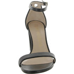 Stuart Weitzman Nearlynude Ankle Strap City Sandal Black 1 9 M