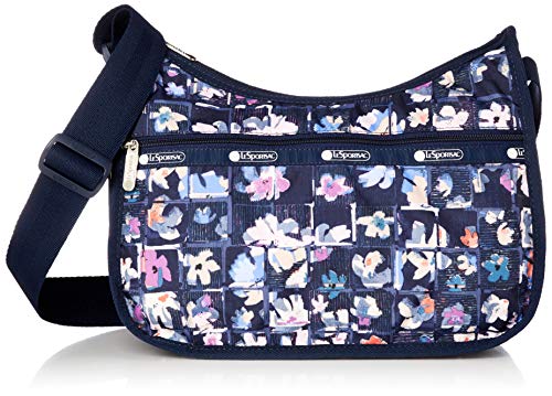 LeSportsac Classic Hobo Crossbody Handbag in Very Merry Navy, Medium