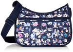 LeSportsac Classic Hobo Crossbody Handbag in Very Merry Navy, Medium