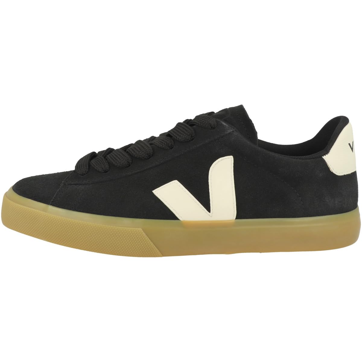 VEJA Men's Campo Bold Sneaker, Black/Pierre, 6