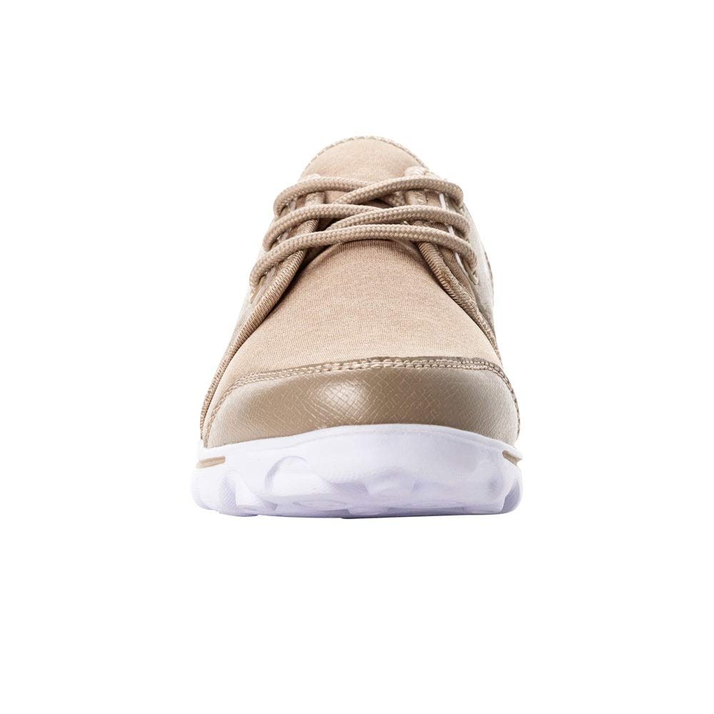 Propét Women's Olanna Oxford, Beige, 9.5 Narrow US