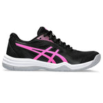 ASICS Women's Upcourt 5 Volleyball Shoes, 6, Black/HOT Pink