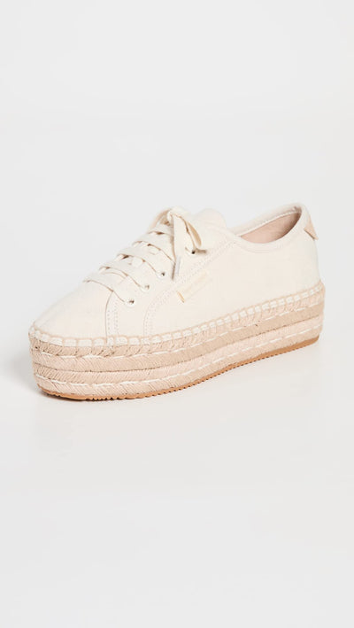 Tory Burch Women's Seaside Oxford Espadrilles, Vintage Cream, Off White, 9 Medium US