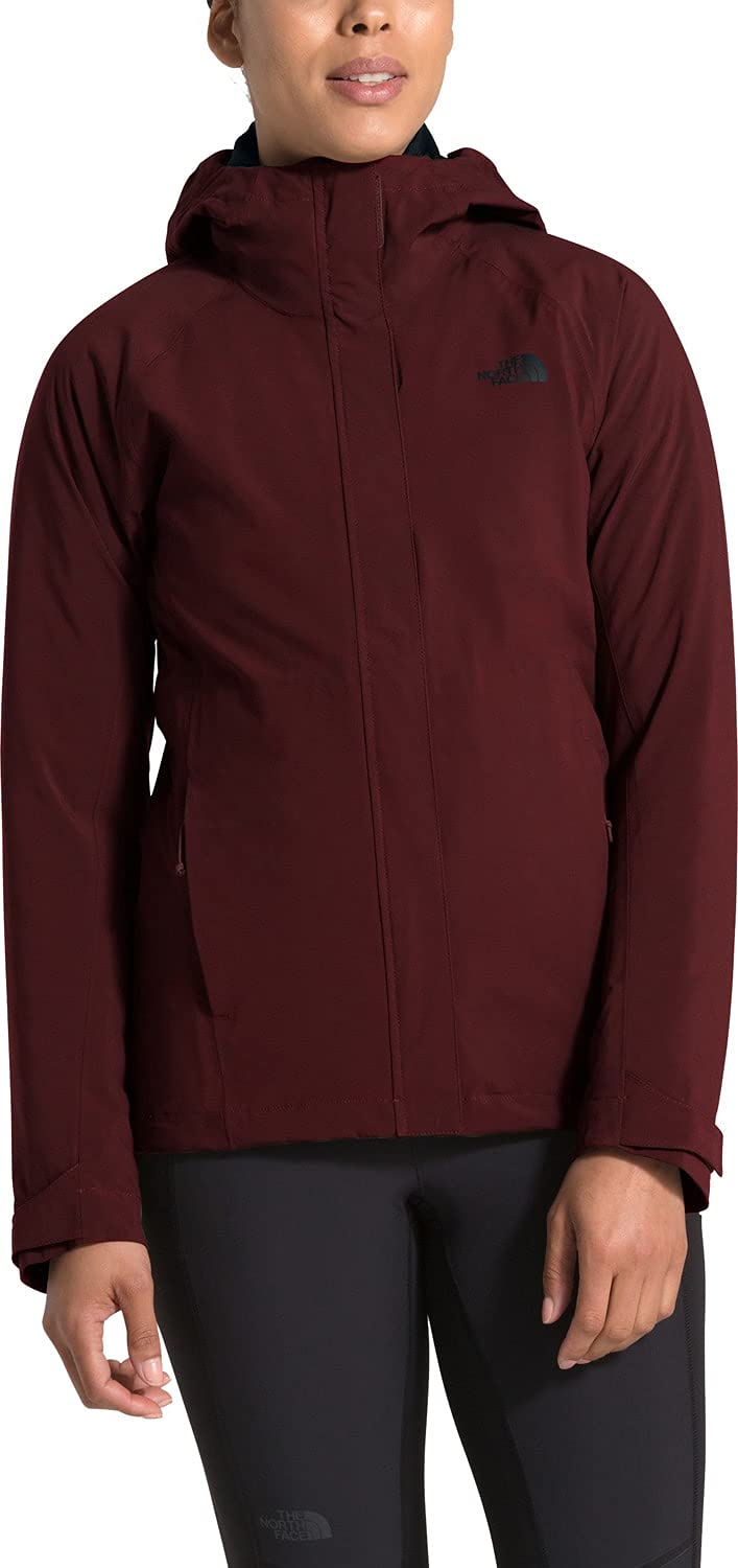 THE NORTH FACE Women's Thermoball Eco Triclimate Jacket, Deep Garnet Red, Medium