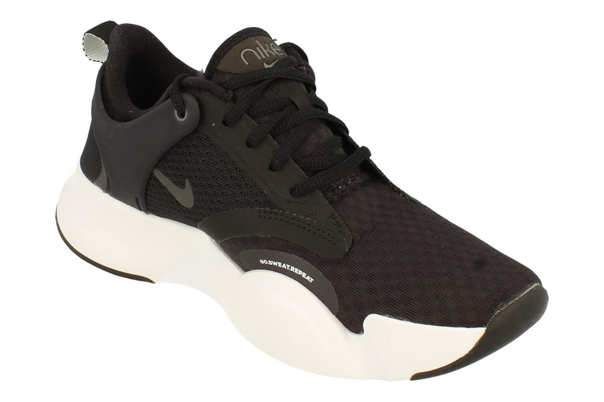 Nike Womens Superrep GO 2 Running Trainers CZ0612 Sneakers Shoes (UK 3.5 US 6 EU 36.5, Black Metallic Dark Grey White 010)
