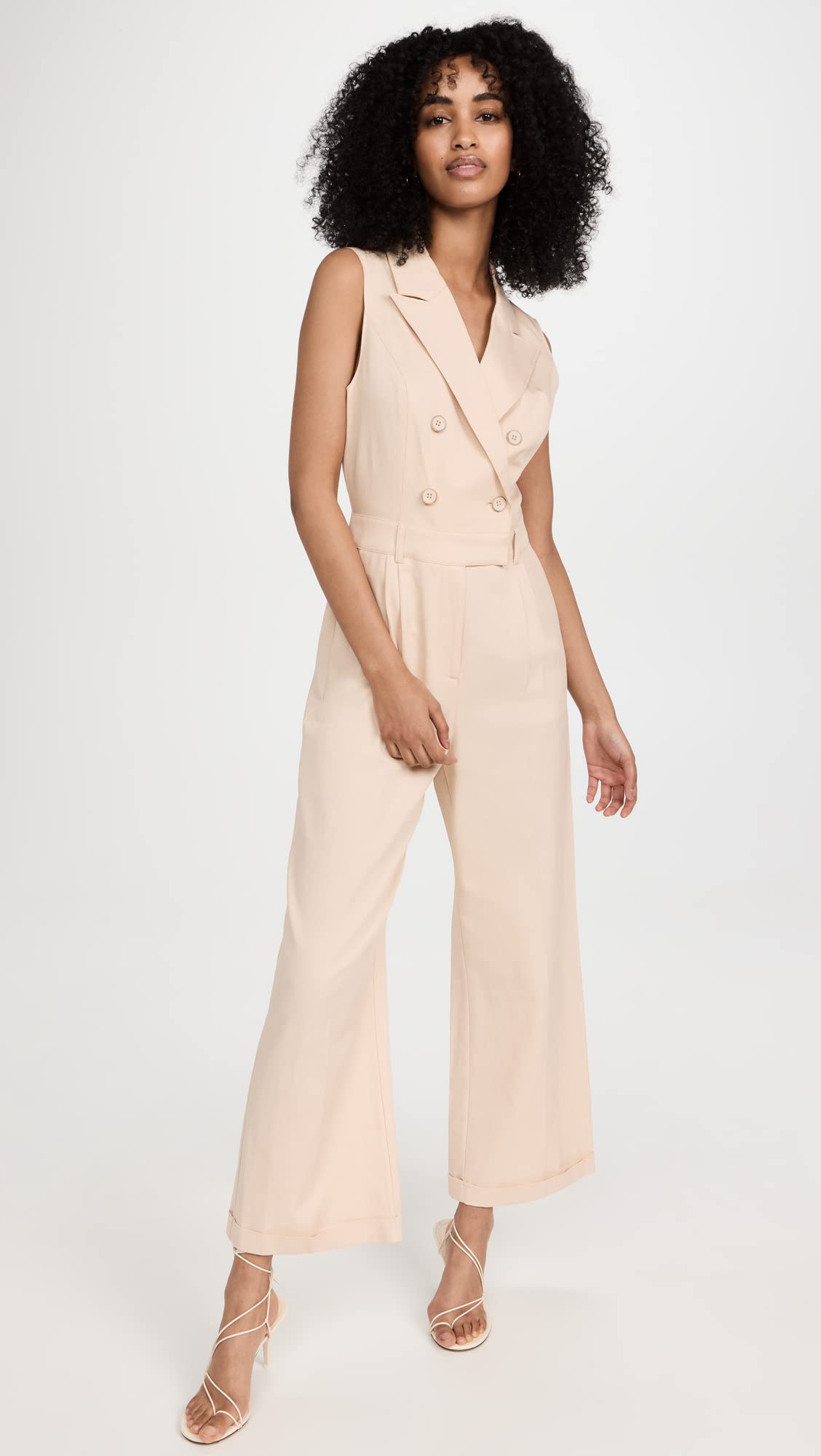 PAIGE Women's Arcana Jumpsuit, Ecru, Off White, 6