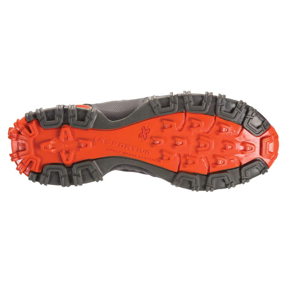 La Sportiva Bushido II Running Shoe - Men Carbon/Tangerine 41
