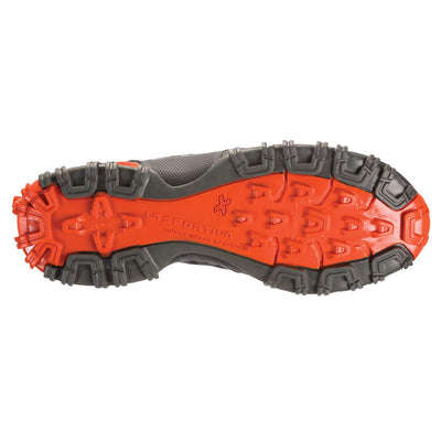 La Sportiva Bushido II Running Shoe - Men Carbon/Tangerine 41