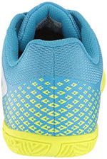 Umbro Men's Sala 5 IC Indoor Soccer Shoe, Yellow/Whie/Blue, 9