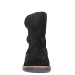 Birkenstock Upsalla Shearling Suede Leather Women (9, Black)