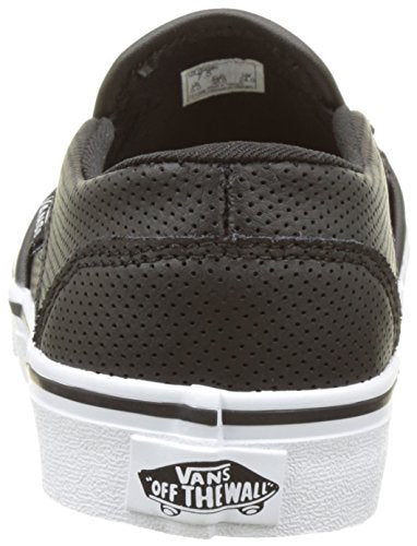 Vans Women's Low-Top Sneakers, Black(Black(perf Leather), 5
