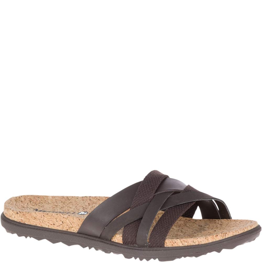 Merrell Women's Around Town Arin Slide Sandal 8 Espresso