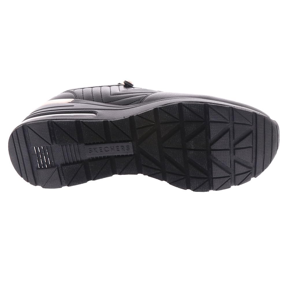 Skechers Women's Million AIR Sneaker, 5 Black