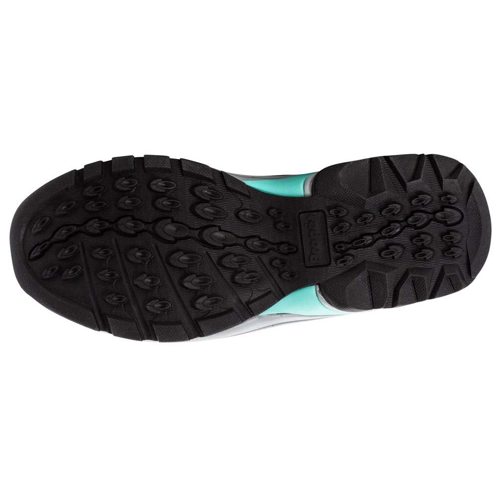 Propét Women's Poppy Hiking Shoe, Grey/Mint, 8 X_Wide US