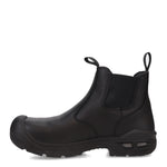 KEEN Utility Men’s Juneau Romeo Mid Height Composite Toe Waterproof Pull On Work Boot, Black/Black, 7 D (Medium) US