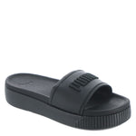PUMA Platform Slide Sandal Womens Sandal 8 BM US Black