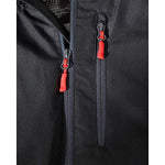 Helly Hansen Men's Crew Midlayer Fleece Lined Waterproof Windproof Rain Jacket, 990 Black, X-Large