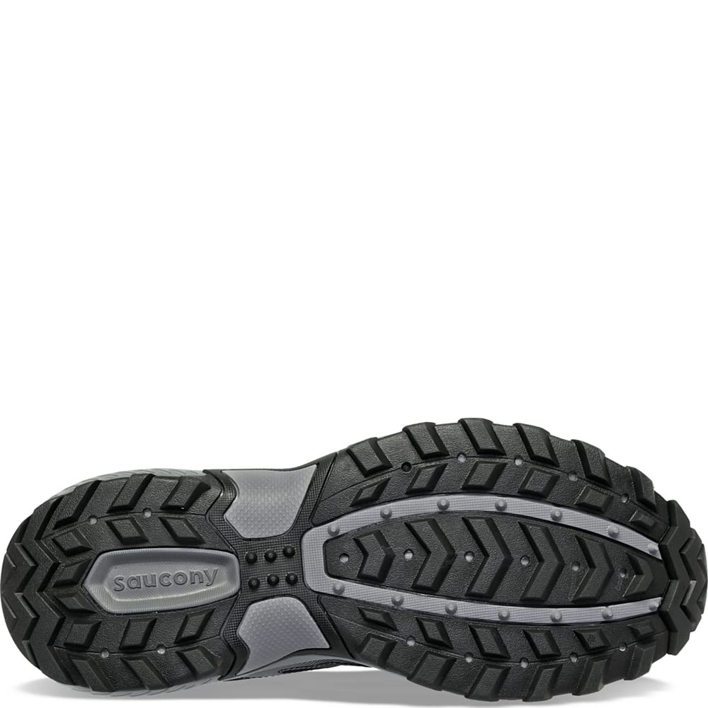 Saucony Men's Excursion Tr16 Discontinued Trail Running Shoe, Black/Charcoal, 12.5