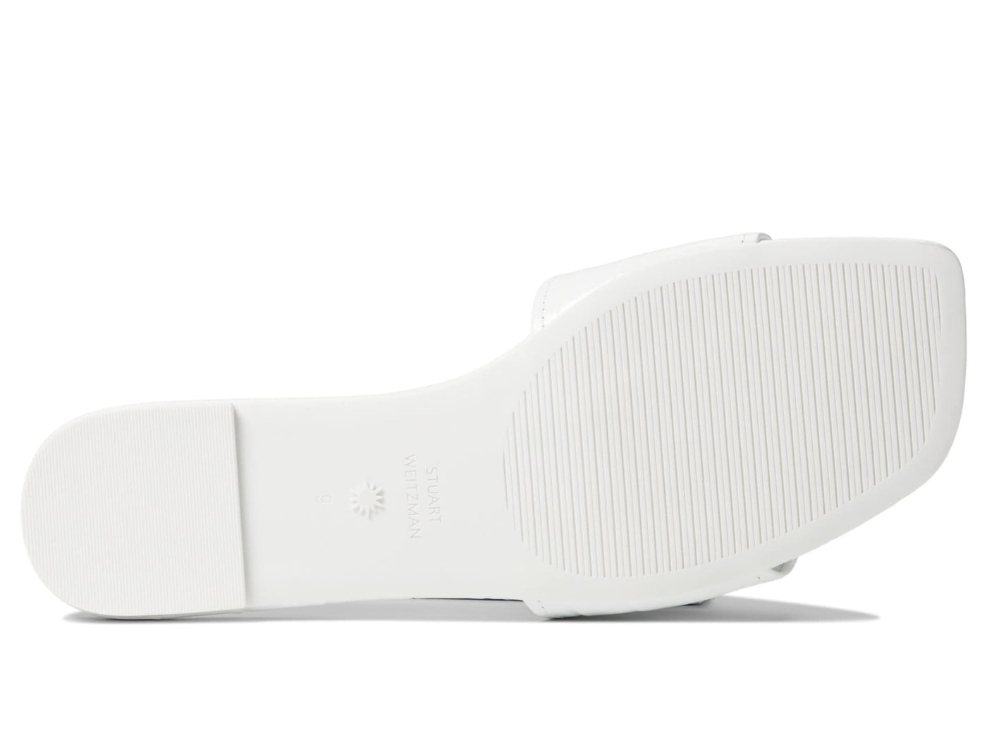 Stuart Weitzman Summer Slide Sandal White 6.5 B