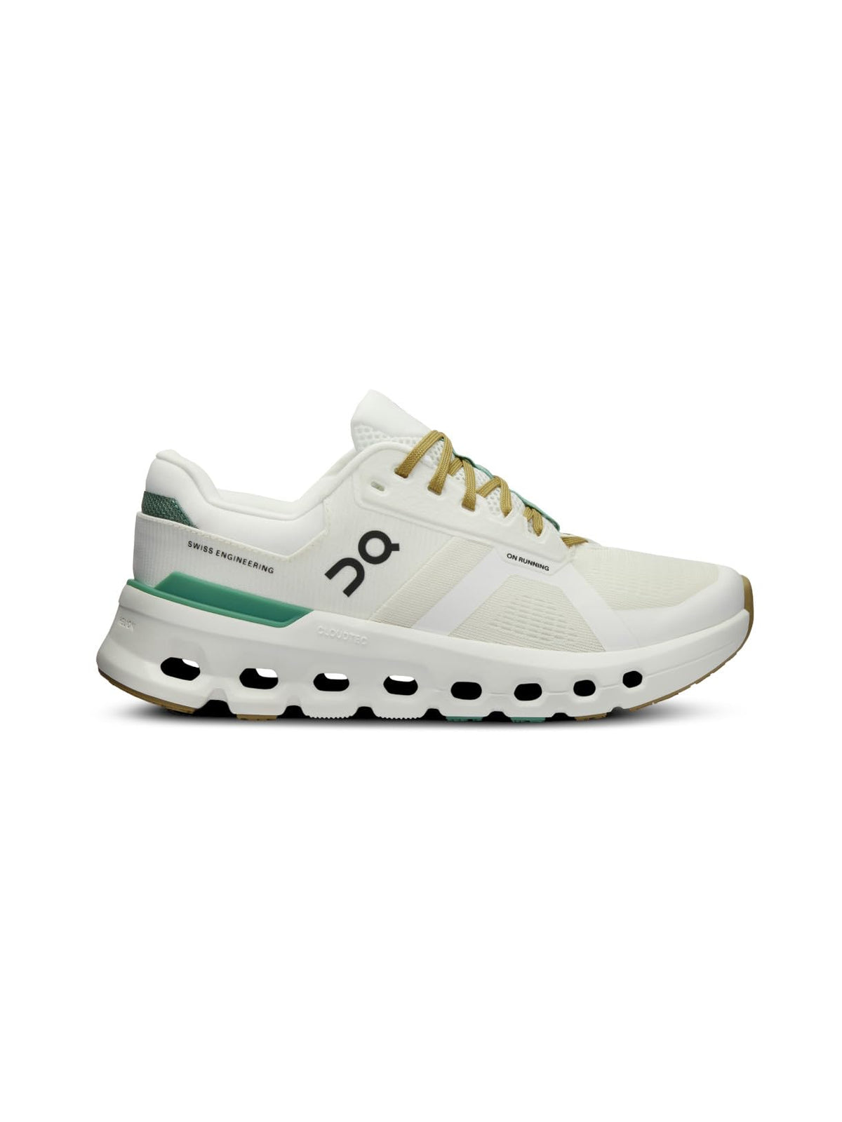 On Women's Cloudrunner 2 Sneakers, Undyed | Green, 6 Medium US