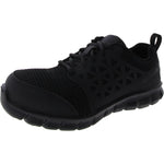 Reebok Women's Rb051 Sublite Cushion Safety Toe Athletic Work Shoe Olive Green 10.5 Wide Black