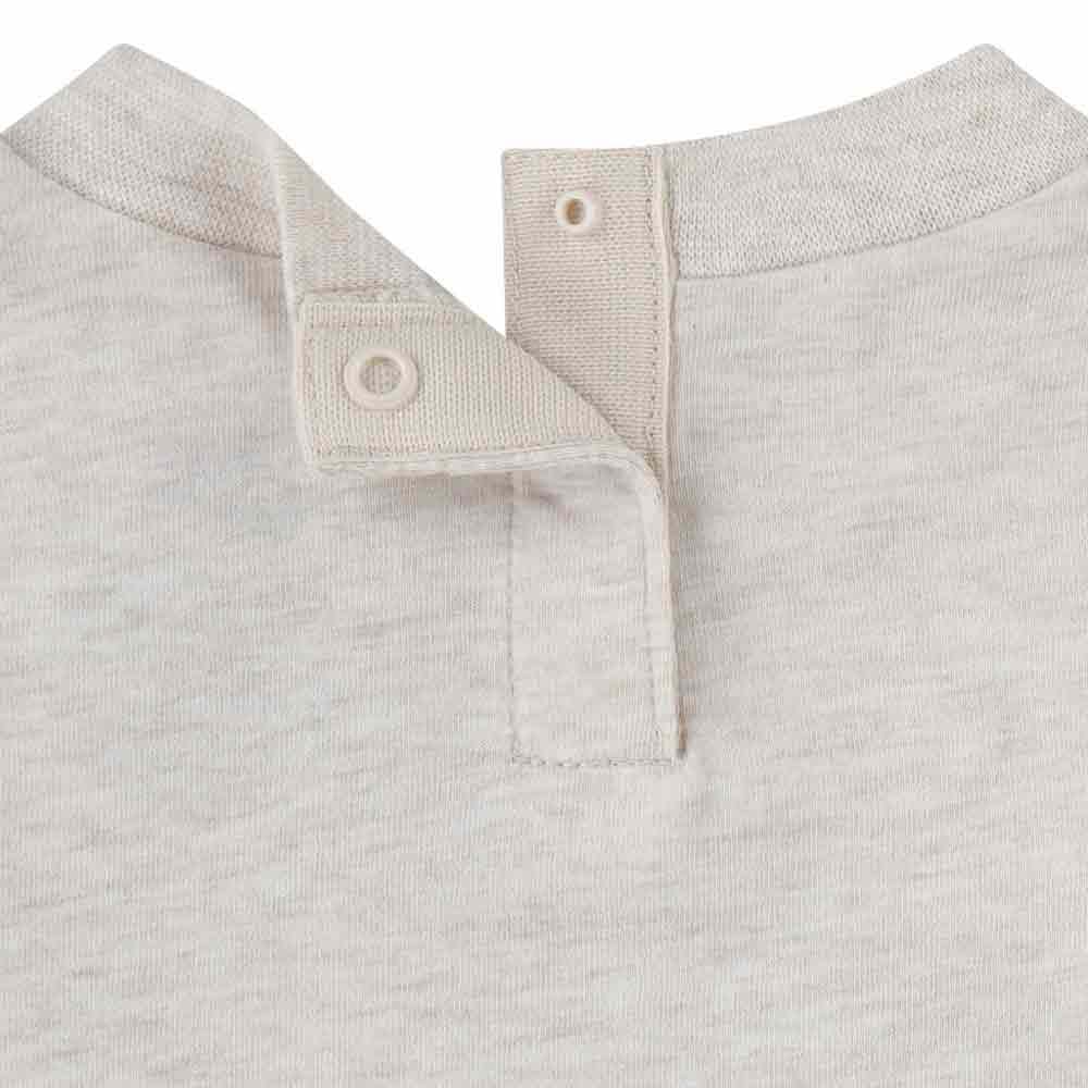 Nike Baby Boy Shortall (Pale Ivory Heather(5ND369-W67)/Grey, 6 Months)
