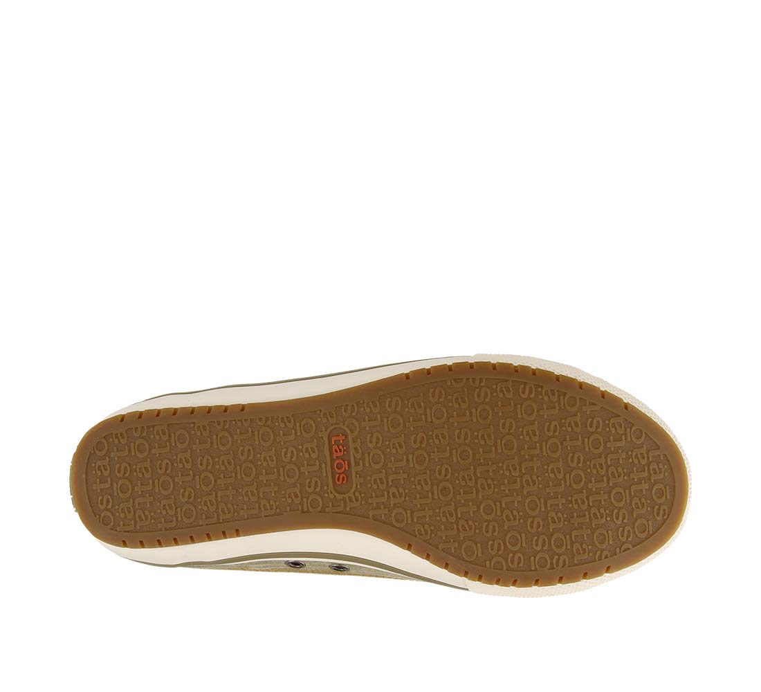 Taos Footwear Women's Moc Star Sneaker 7.5 Sage Distressed