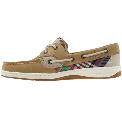 Sperry Bluefish Kick Back Linen/Kick Back Plaid 8.5 M (B)
