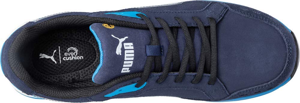 PUMA Safety Men's Airtwist Low EH Work Shoes Composite Toe Slip Resistant Men 11 Blue